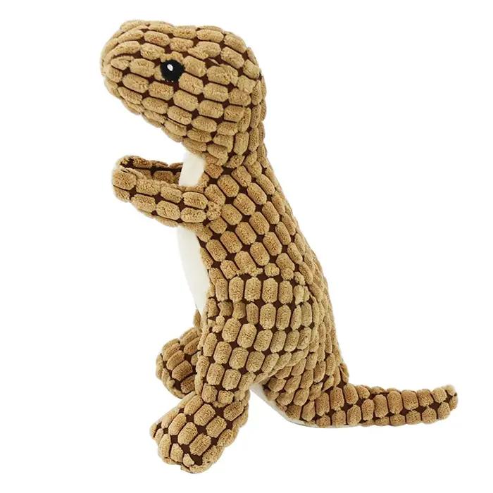 Jouet en peluche dinosaure drôle pour chiens chats et chihuahua occasionnellement résistant à l'eau usage polyvalent entrainement vocal occassions spéciales