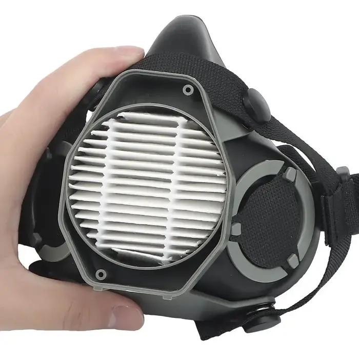 Protective Tactical Respirator Protective Mask HEPA Filtration Half Face Gas Mas
