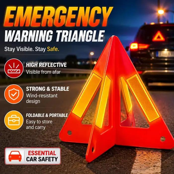 Triangle de signalisation d'urgence pour voiture