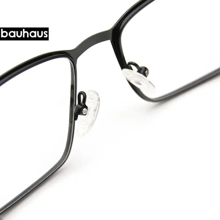 X105 Bauhaus aimant lunettes de soleil Clip sur métal cadre optique hommes polarisées personnalisé P
