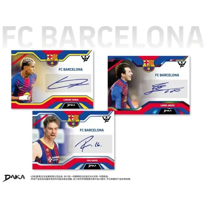 Daka Genuine 2026 FC Barcelona Final Whistle Series Messi Neymar Pau Gasol Player Club Signed Jersey Collectible Card Gifts