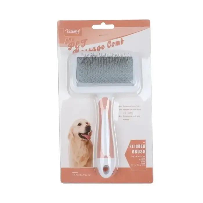 Brosse de toilettage à poils longs pour animaux de compagnie