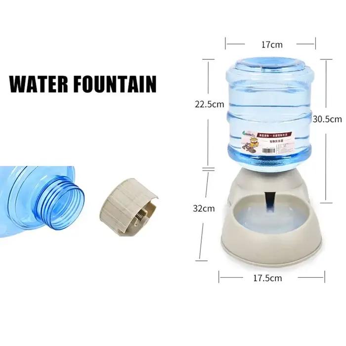 Distributeur d'eau et de nourriture pour animaux de compagnie haute capacité bol de gamelle automatique pour chiens chats accessoire pour animaux de compagnie occasionnels ou quotidiennes