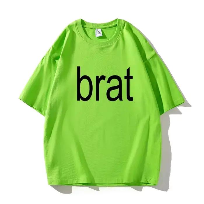 Charli Xcx Brat t-shirt femmes manga t-shirt fille manga vêtements de créateur