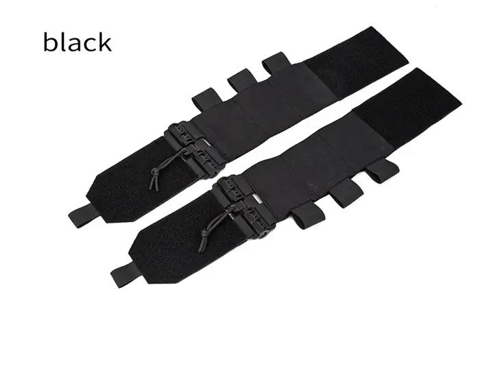 Couvre-ceinture tactique élastique pour homme, système de boucle de déclenchement rapide, gilet pare-balles, équipement de chasse, nylon haute qualité, blanc, rouge, noir, vert