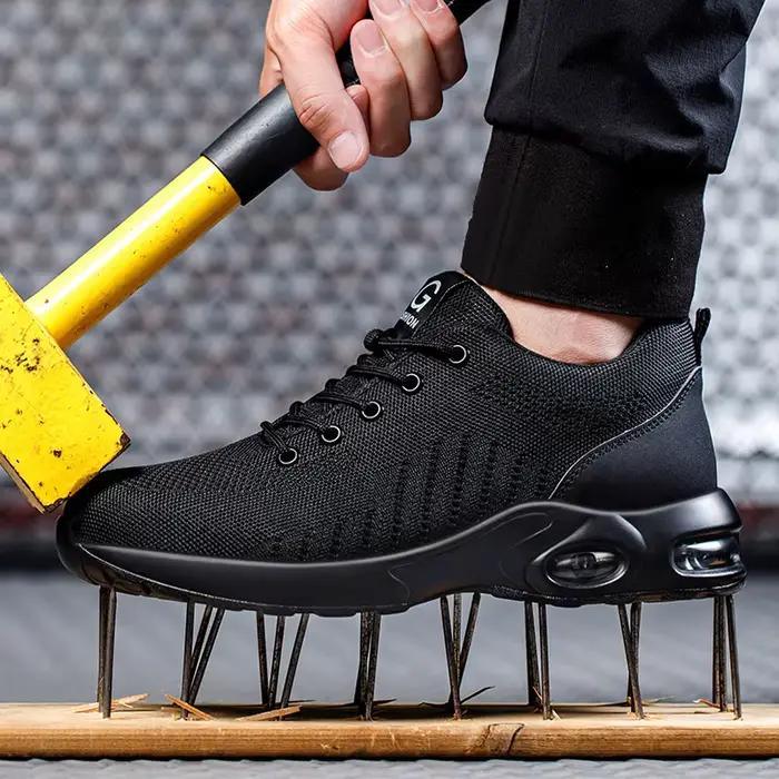 Bottes de sécurité homme TANRDON avec embout en acier pour sécurité maximale durabilité et confort quotidien travail construction industrie maintenance