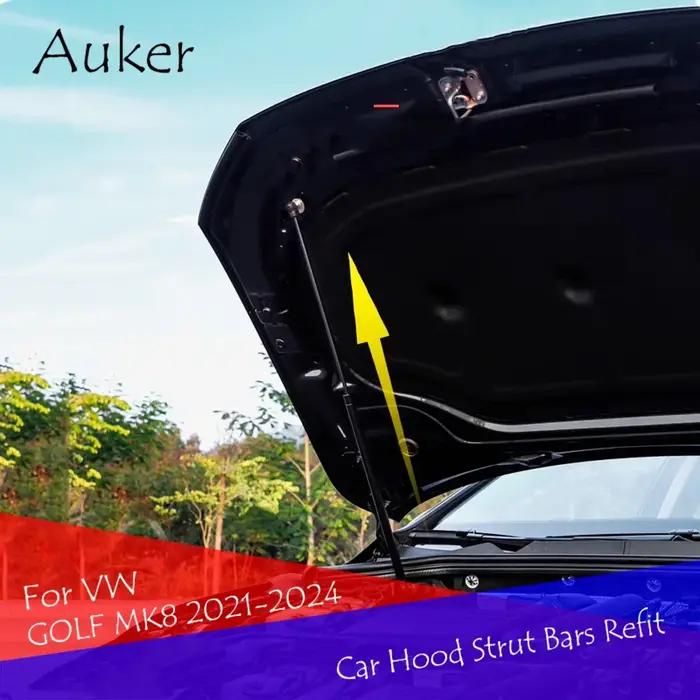 Pour VW Golf 8 MK8 2020 2021 2022 2023 2024 voiture-style Refit capot capot gaz choc ascenseur jambe