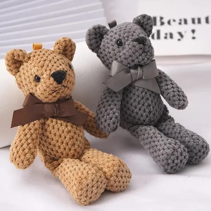 Ours en peluche ananas doux de 16cm, Mini ours en peluche, poupées, petit cadeau pour fête de mariag