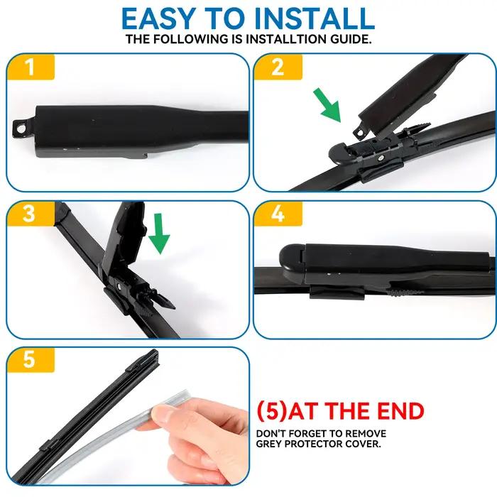 Erick's – balais d'essuie-glace avant pour BMW série 3 G20 G21 2018 – 2023, brosses de pluie pour fe