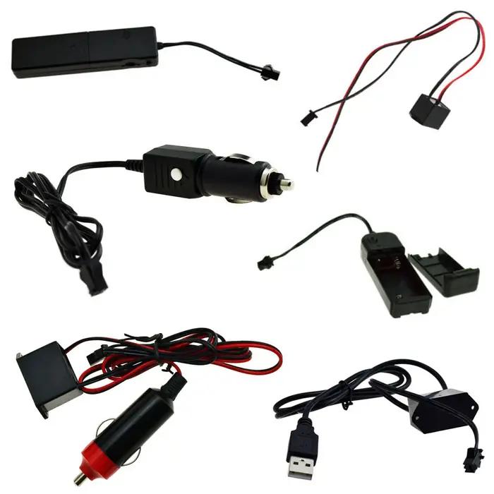 Onduleur de pilote de batterie DC 12V 5V 3V, contrôleur de Ciggrette de voiture USB, connecteurs de