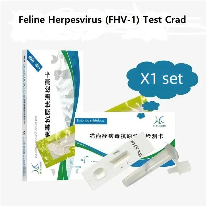 Kit de test rapide d'antigènes pour le virus du calicivirus félin, du herpesvirus félin et du coronavirus félin (FPV, FCV, FHV-1, FCoV) pour usage vétérinaire