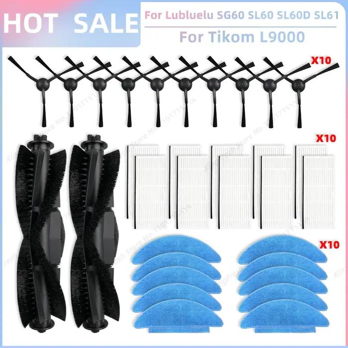 Filtres d'aspirateur OSSIEAO ABS plastique pour Lubluelu SL60 Plus SL60D SL61 SG60 SL60 Agaro Alpha Tikom L8000 L9000 L8000 Plus L9000 Plus Laresar L occasions spéciales