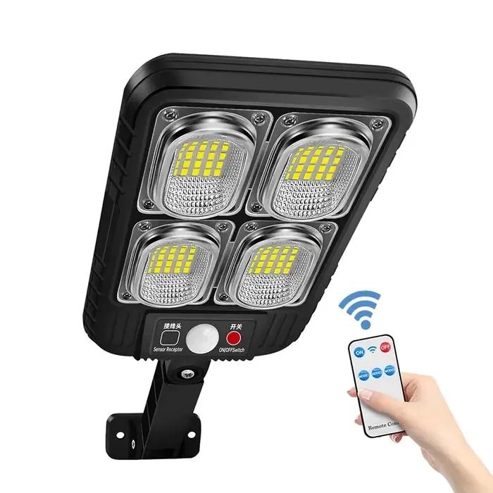 Lampadaire solaire étanche avec détecteur de mouvement, 100 LED, 200LED, IP65, extérieur, applique m