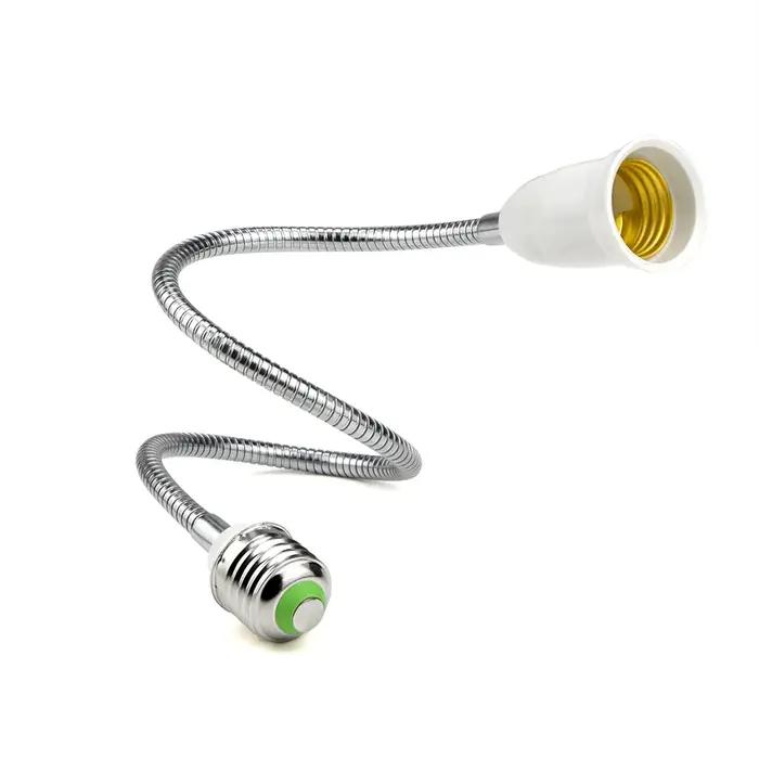 20/30/40/50/60cm E27 à E27 Base support de lampe LED adaptateur d'extension convertisseur vis douill