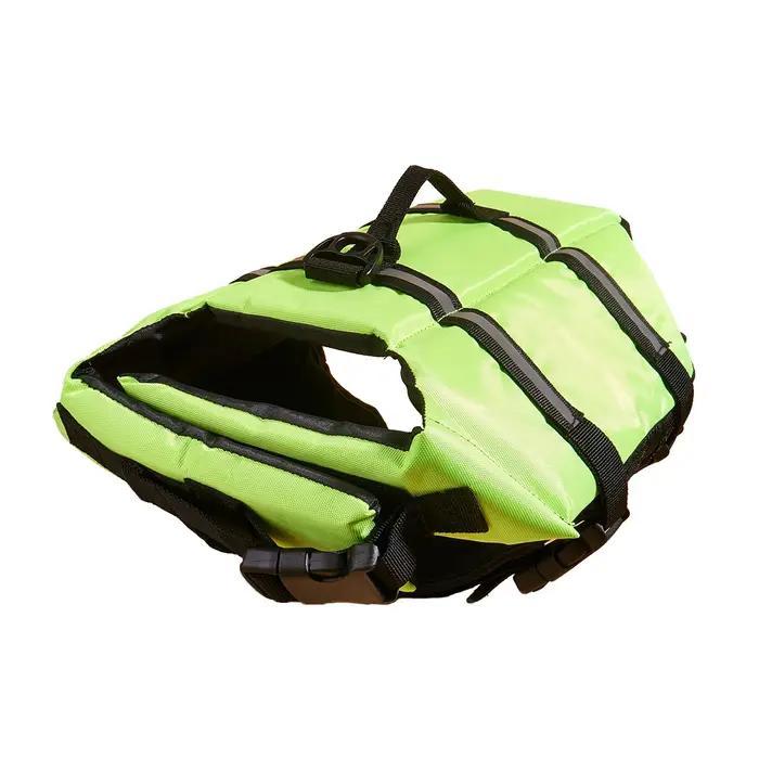 Gilet de sauvetage pour chien réfléchissant réglable été grands chiens maillots de bain gilet de séc