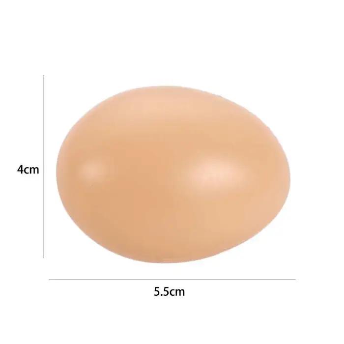 Œufs de canard et de cane artificiels, lot de 10 pièces, pour simulation, fournitures de fête, élevage de volailles, œufs de Pâques, œufs factices, œufs artificiels, éducatifs