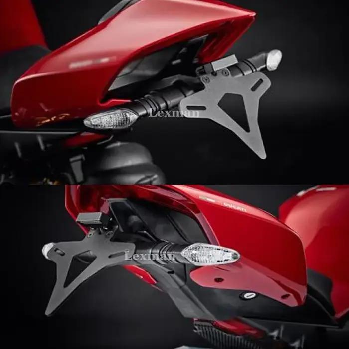 Pour Ducati Streetfighter V2 moto arrière queue courte Stock porte-plaque d'immatriculation contre-pointe