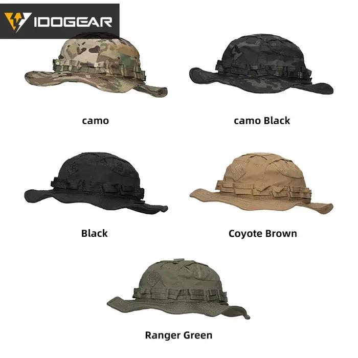 Chapeau tactique IDOGEAR pour chasse et pêche - Brim large ajustable et respirant - Modèle 3623