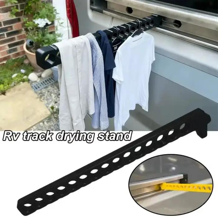 Porte-vêtements amovible pour rail de caravane
