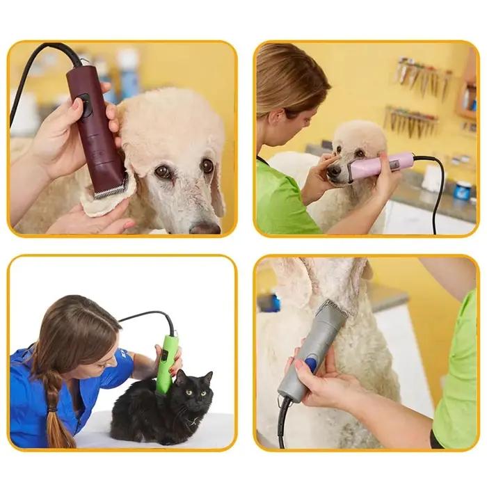 Lame de tondeuse professionnelle SHINON pour animaux de compagnie compatibles avec Andis, Oster A5 et Wahl KM pour toilettage efficace et sans effort