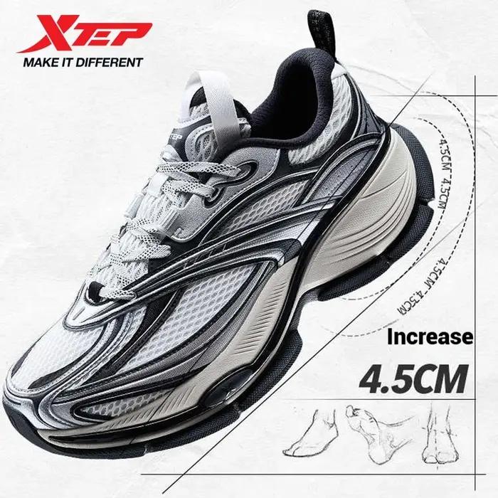 Xtep Basque 2 chaussures décontractées pour hommes hauteur augmentant maille amorti rétro millénaire
