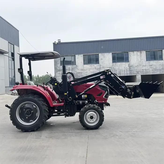Tracteur Agricole à Quatre Roues Motrices 50HP Polyvalent Certification Euro 5 CE EPA Occasions Spéciales Agriculture Fermes Travaux Paysagers