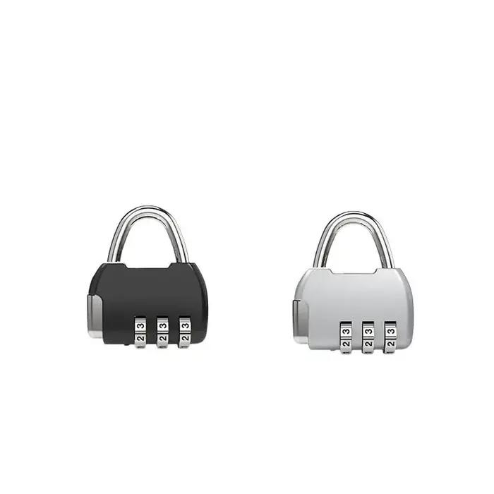 【SY】Câble en acier de sécurité avec cadenas à combinaison à 3 chiffres, câble de sécurité recouvert de 1 m, double boucle pour bagages et valises
