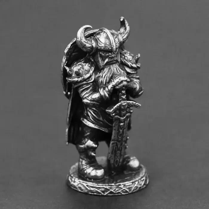 Figurine de Soldat Viking sans Abri en Cuivre pour Décoration Intérieure et Accessoire de Bureau Original Occasions Spéciales