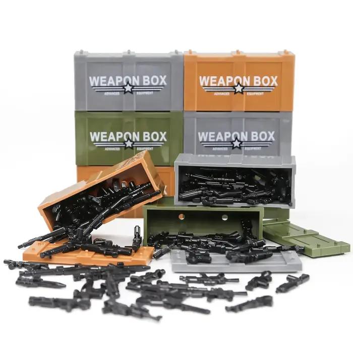 Armes de soldat des forces spéciales militaires SWAT, véhicule blindé, figurine d'action, modèle de véhicule, bloc de construction, jouet pour enfants