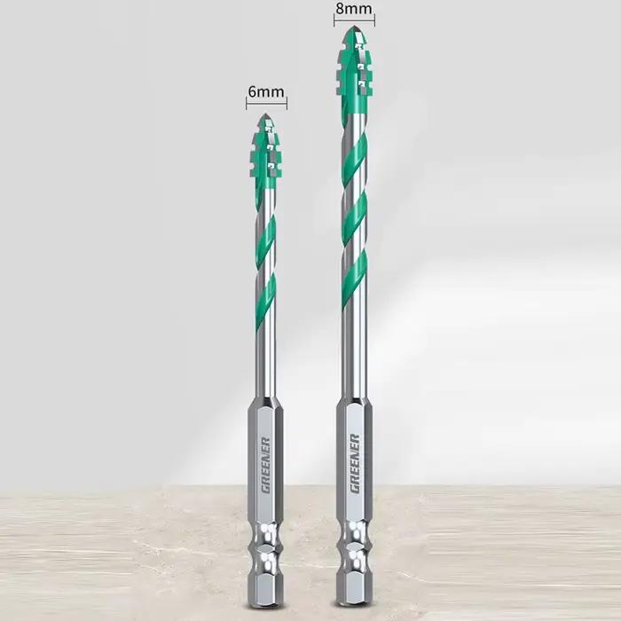 Foret excentrique en dents de scie, foret pour carrelage, perçage du béton, tête de forage électriqu