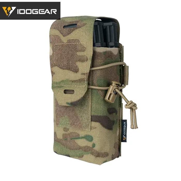 IDOGEAR tactique Double 5.56 pochette magnétique MOLLE pochette pour magazines porte-monnaie chasse 3594
