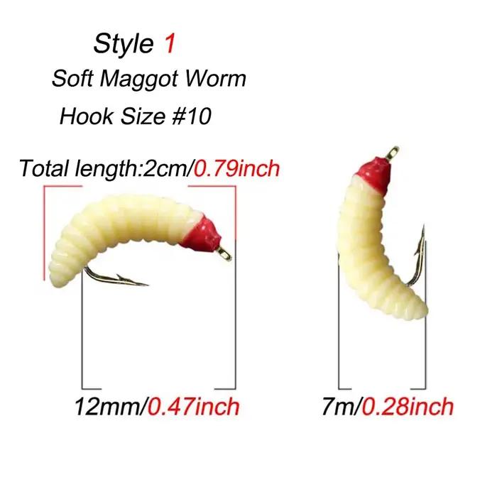 3 pièces tête de perle en laiton coulant rapide nymphe asticots Bug ver mouches truite mouche pêche