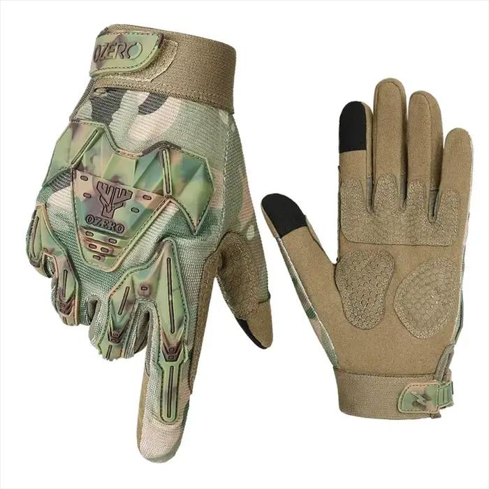 Gants tactiques combat équitation outdoor - Dos main renforcé anti-perforation