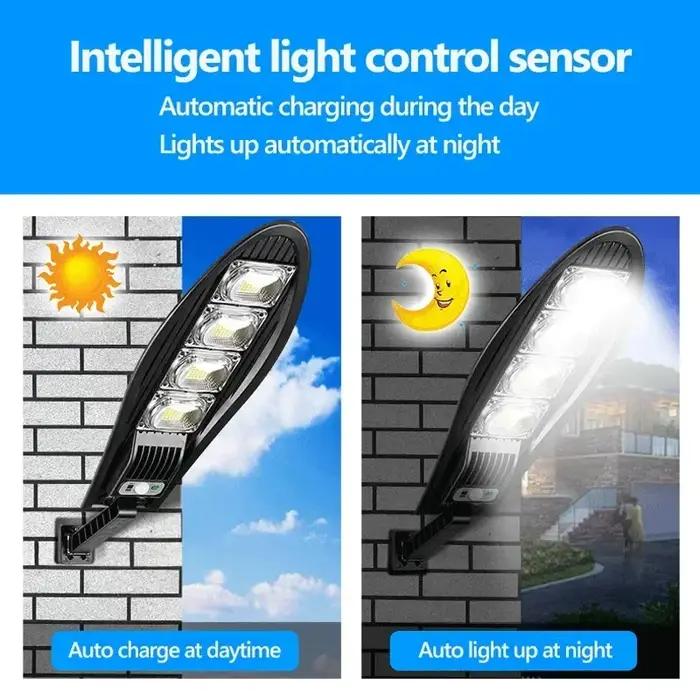Réverbère solaire LED étanche pour jardin, applique murale, angle réglable, intégré, chaud, 10000mAh