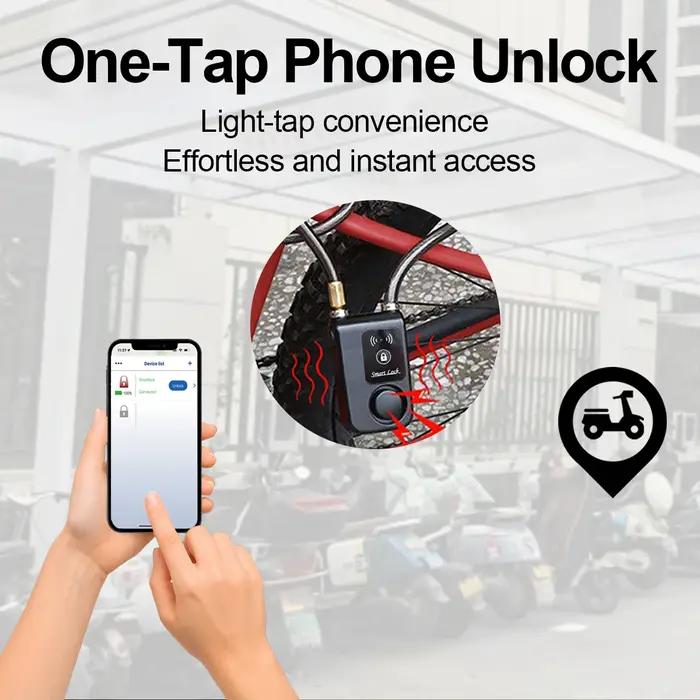 Verrou de vélo intelligent Bluetooth