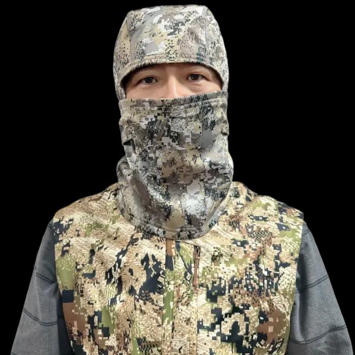 Winter Warm Mask Windproof Rainproof EPTFE film Camouflage Fishing