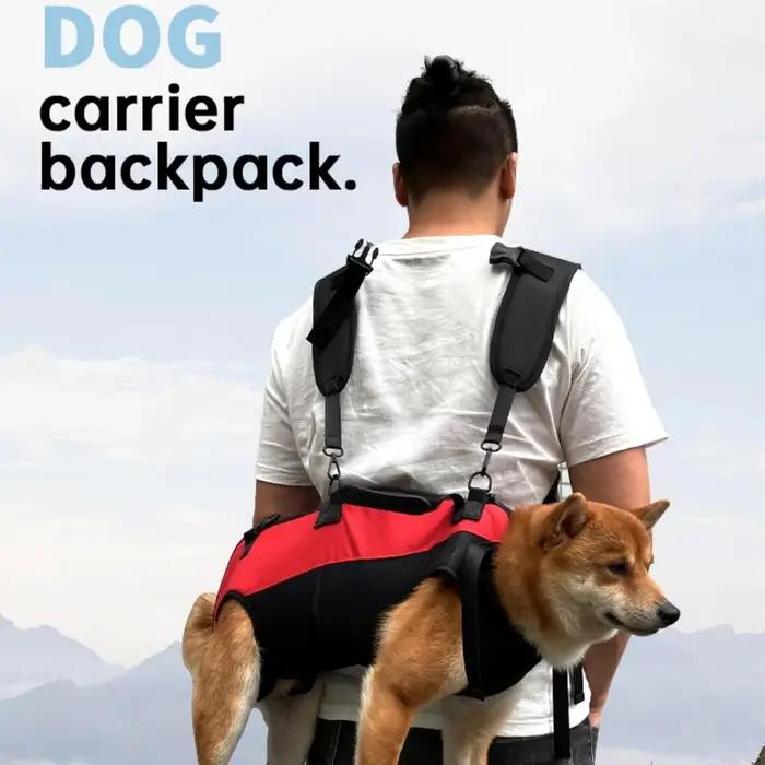 Sac à dos de transport pour chiens, idéal pour les chiens âgés, handicapés, souffrant de blessures articulaires, d'arthrite, pour monter et descendre les escaliers, dans les voitures