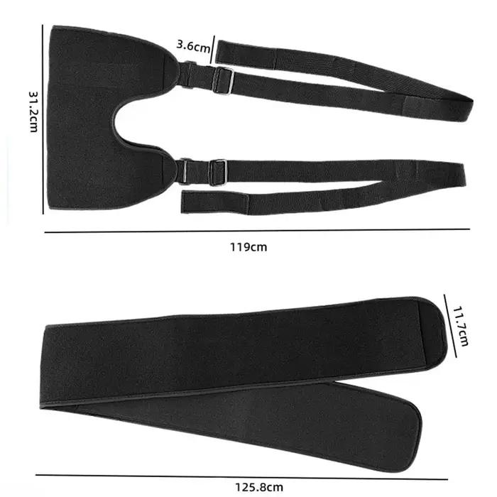Attelle de bras support de coude écharpe d'épaule immobilisation sangle de bras fracturée cassée blessure entorse soulagement douleur rose rouge violet