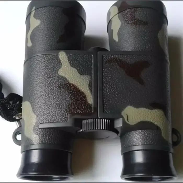 2 jumelles simulation camouflage jouets enfants portables pliables observation mini télescope
