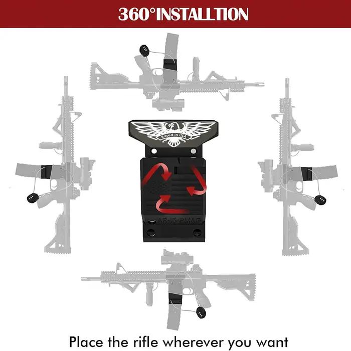 Support de montage AR pour fusil 223/5.56 + chargeur
