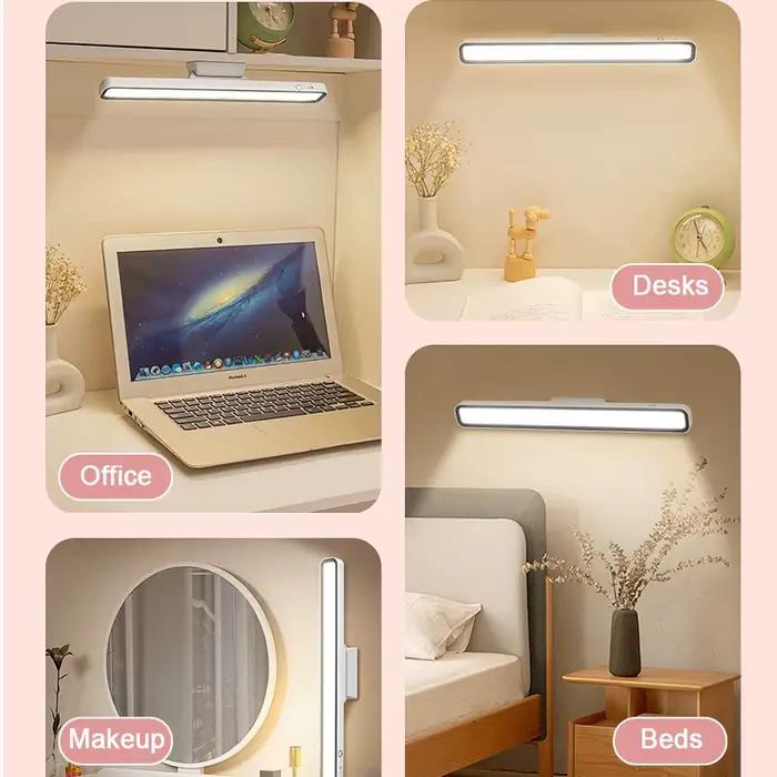 Lampe de bureau suspendue lampe de Table magnétique Led Usb Rechargeable gradation continue armoire