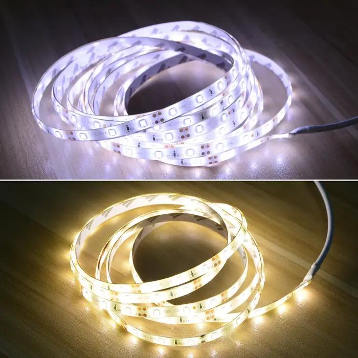 Bande Lumineuse LED avec Capteur de Mouvement PIR, 1-5m, 12V DC, Ruban à Diodes, Étanche, Marche/Arr