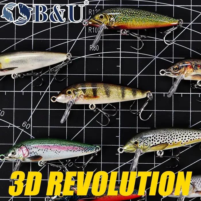 Leurre à truites B & U Wobbler pour pêche en bateau plage lac rivière brochet perche truite pêche océanique matériel de pêche