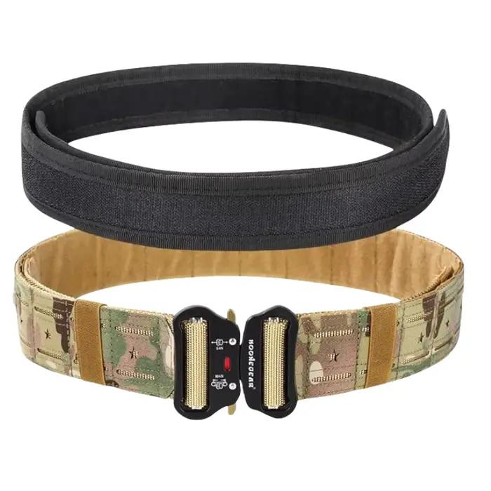 Ceinture tactique 2 pouces Quick Release MOLLE pour chasse et airsoft - Boucle combat durable