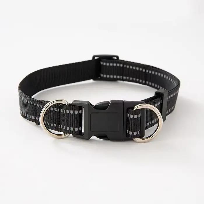 Collier pour chien avec double anneaux en D pour chiens de petite, moyenne et grande taille, harnais