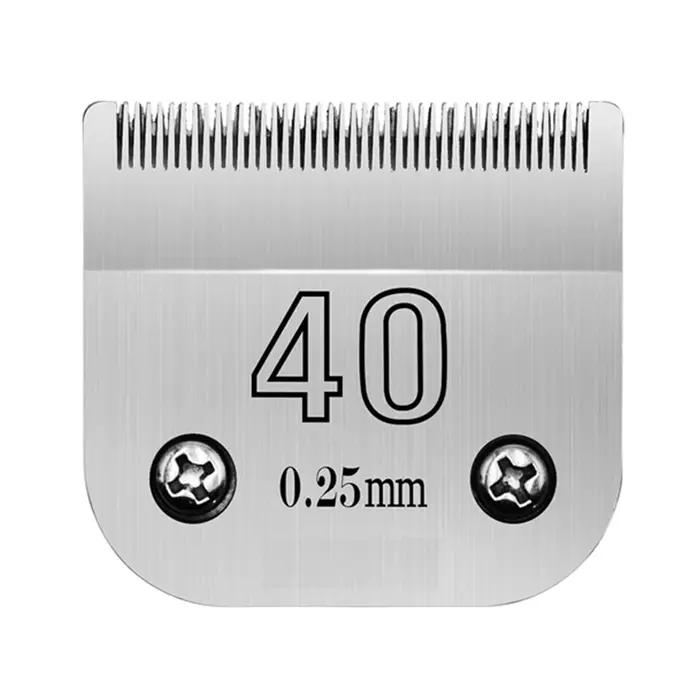 Taille 40, lame en acier pour toilettage de chiens de compagnie, Compatible avec Andis,Oster A5, ton