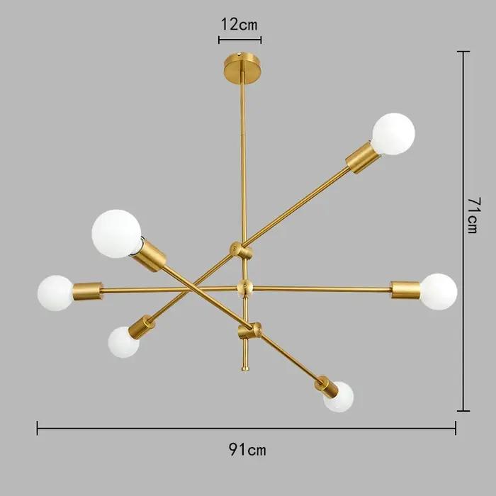 Lustre Led moderne décoration de la maison Luminaires Long pôle conception lampes suspendues salon cuisine Restaurant