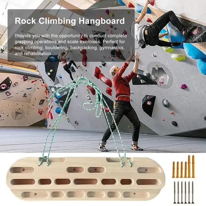 Planche de force de touche d'escalade Portable, planche de roche, traction, planche de suspension, r