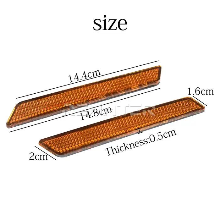 Couvercle de loquet réflecteur de protection pour sacoche de moto, 2 pièces, pour Harley Touring Ele