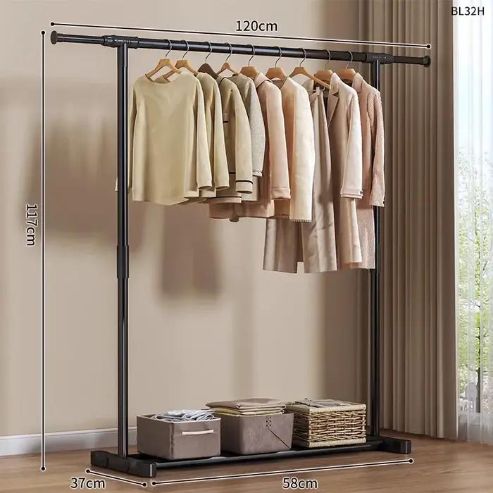 Séchoir à linge vertical mobile pour balcon domestique